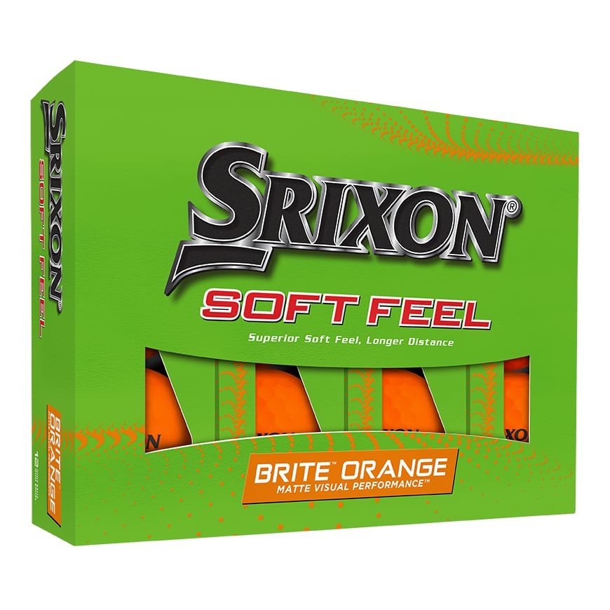 Bolas de golf Srixon Soft Feel Naranja Mate