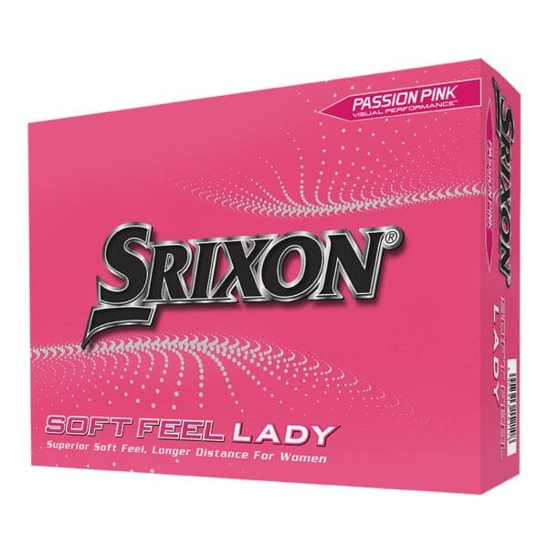 Bolas de golf Srixon Mujer Soft Feel Rosa Pasión